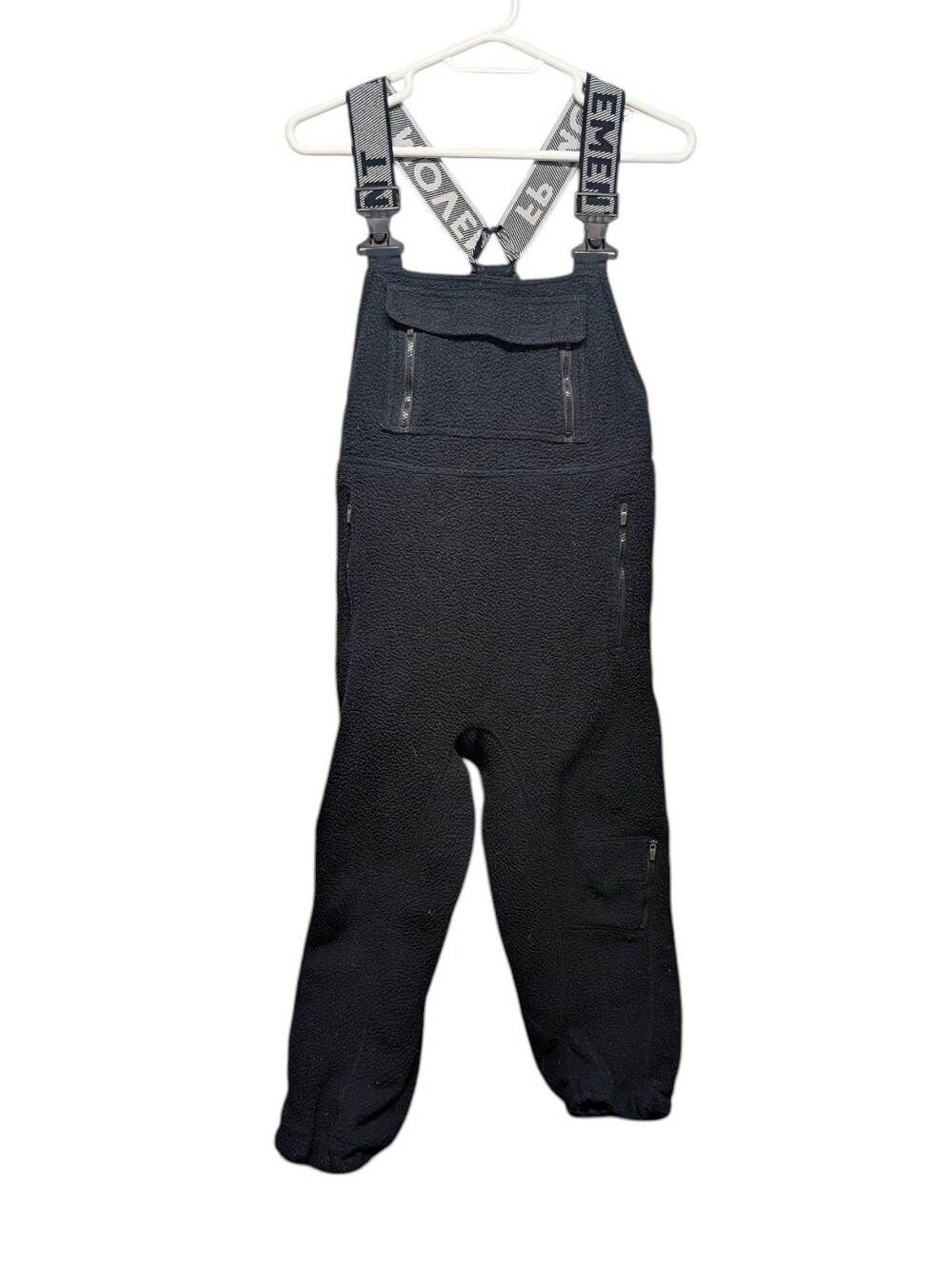 FP Movement by Free People Hit The Slopes Fleece Salopette Overalls (Medium) - Picture 4 of 12